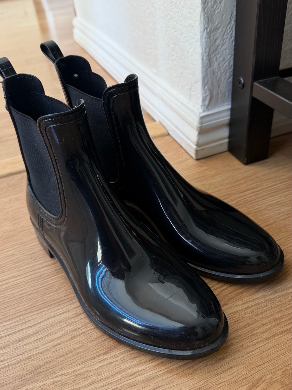 Black Rain Boots